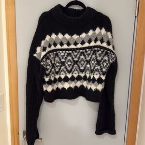 Free people cropped sweater